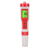 Bolígrafo de prueba portátil 4 en 1 de pH/TDS/EC/TEMP, comprobador de calidad del agua multifunción, bolígrafo de prueba 4 en 1